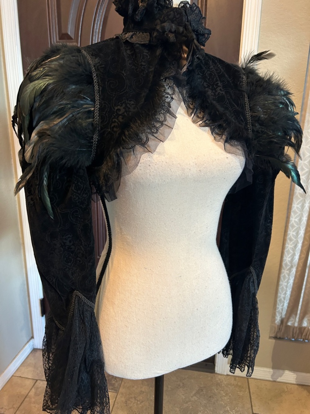 Witchy Goth Steampunk Bolero Shrug - Picture 3 of 12